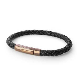 Evolve Charms Jewellery: Black Latitude Bracelet - Copper - Evolve
