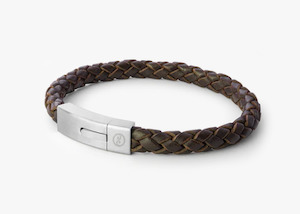 Brown Latitude Bracelet (Steel) Evolve