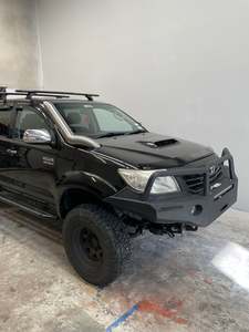 All: CUSTOM NINEZ Toyota Hilux N70 Bonnet Entry Snorkel + Airbox Combo