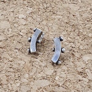 Double Studded Stud Earrings - Ninjaflower