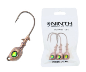 Products: Nebula Jig Head – Hazel Flake Qty 3
