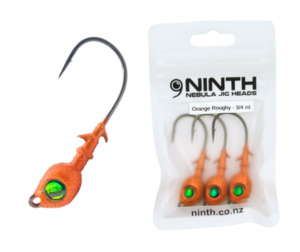 Products: Nebula Jig Head – Orange Roughy Qty 3