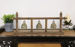 Products: Teak 3 Brass Bell