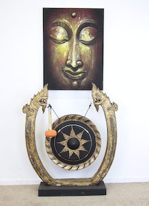 Products: Teak Thailand X/Large Brass Dragon Gong