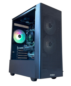 Black i7 Gaming PC with ARGB Lighting