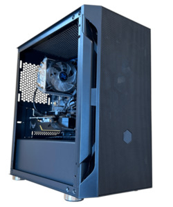 Sleek Black Gaming PC – i7 3770 GTX 1650 SUPER (Refurbished)