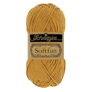 Yarn: Scheepjes Softfun - 2621 - Mustard
