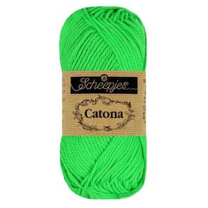 Non Sale Items: Scheepjes Catona - 602 - Neon Green