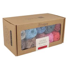 Scheepjes Stone River Washed: NEW Scheepjes Stone Washed colour pack 10x25g - Aura