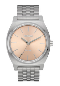 Time Teller Solar - Silver / Salmon