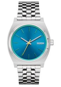 Womens Watches: Time Teller - Silver / Byron Blue