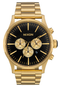 Mens Best Selling Watches: Sentry Chrono - All Gold / Black