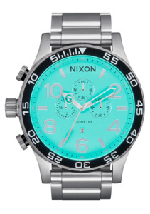 Mens Best Selling Watches: 51-30 Chrono - Silver / Turquoise