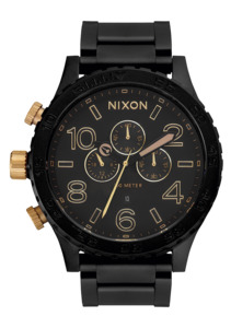Mens Best Selling Watches: 51-30 Chrono - Matte Black / Gold