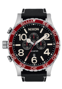 51-30 Chrono Leather - Silver / Black / Cranberry