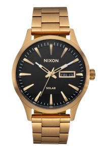 Sustainable Watches: Sentry Solar Stainless Steel - All Gold / Black