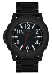 Mens Black Watches: Smyth 44 - Super Black / Black