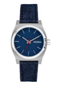 Medium Time Teller Denim - Silver / Indigo / Denim