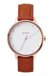 Kensington Leather - Rose Gold / White
