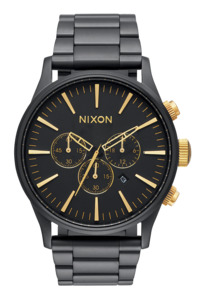 Sentry Chrono - Matte Black / Gold