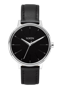 Womens Leather Watches: Kensington Leather - Black