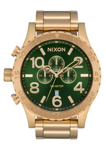 51-30 Chrono - Gold / Green Sunray