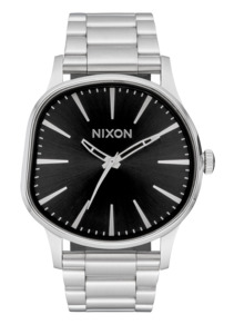 Mens Watches: Sentry Wobble - Silver / Black Sunray