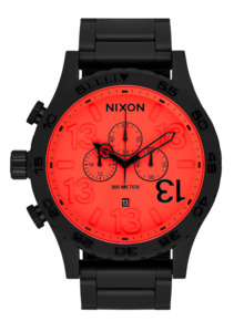 51-30 Chrono Friday the 13th Edition - Super Black / Neon Red / AU