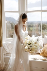 Veils: Long Satin Edge Veil