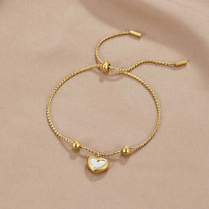 Bridal Jewellery: Forever Love Heart Bracelet