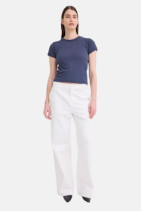 Jac Jack: Baby Pima Cotton Tee | Sly Blue