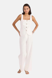 Eden Pants | White