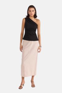 Staple The Label: Dylan One Shoulder Top | Black