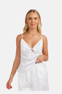 Charlie Holiday: Christabel Top | White