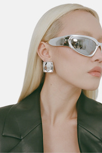 Porter Jewellery: Plate Earrings | Silver