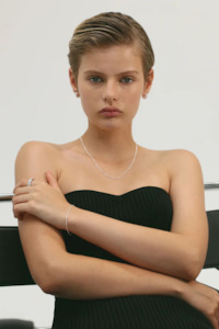 Saint Valentine: Dash Dot Chain Necklace | Silver