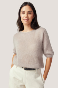 Untouched World: June Knit Tee | Natural Clay