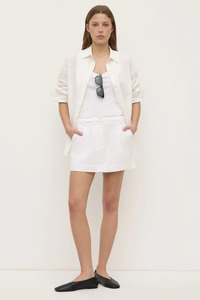 Amanda Mini Skirt | White