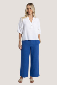 Fleetwood Linen Pant | Royal Blue