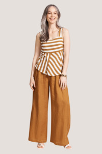 Sale: Treville Stripe Tank | Caramel