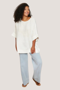Eb Ive: Seraphic Relaxed Top | Opal