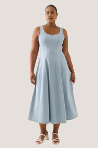 Sofie Denim Tank Dress | Sky