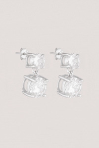 Heirloom Drop Studs | Silver