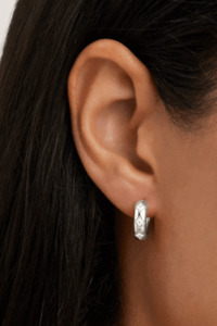 Jewellery 1: Sterling Silver Bloom With You Lotus Hoops