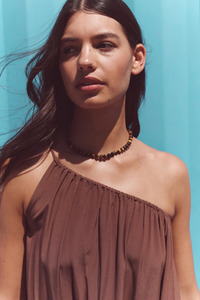 Assembly: Mila Asymmetrical Maxi Dress | Espresso