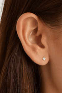 By Charlotte: Sterling Silver Starlight Earrings