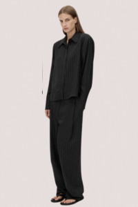 Camilla And Marc: Varda Pant | Black Cream Stripe