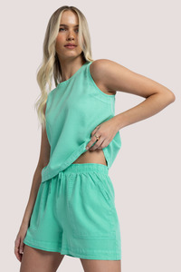 Shorts And Skirts: Tide Short | Green