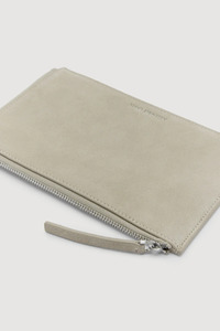 Bags: Neve Suede Pouch | Taupe