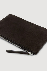 Bags: Neve Suede Pouch | Ganache